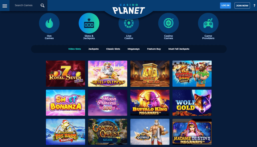 Casino Planet Games