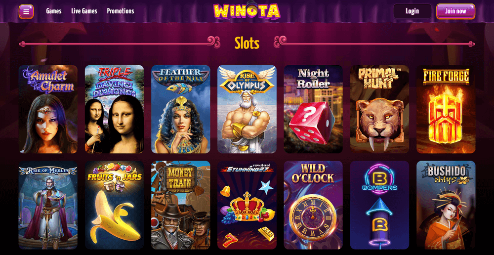 Winota Casino Slots