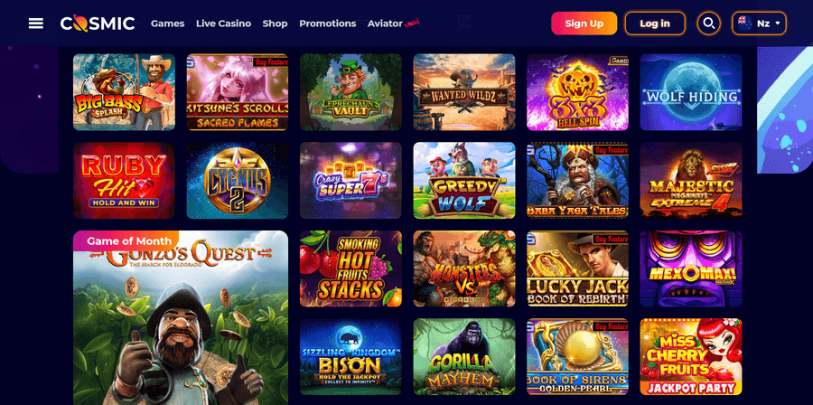 Cosmic Slot Casino Games