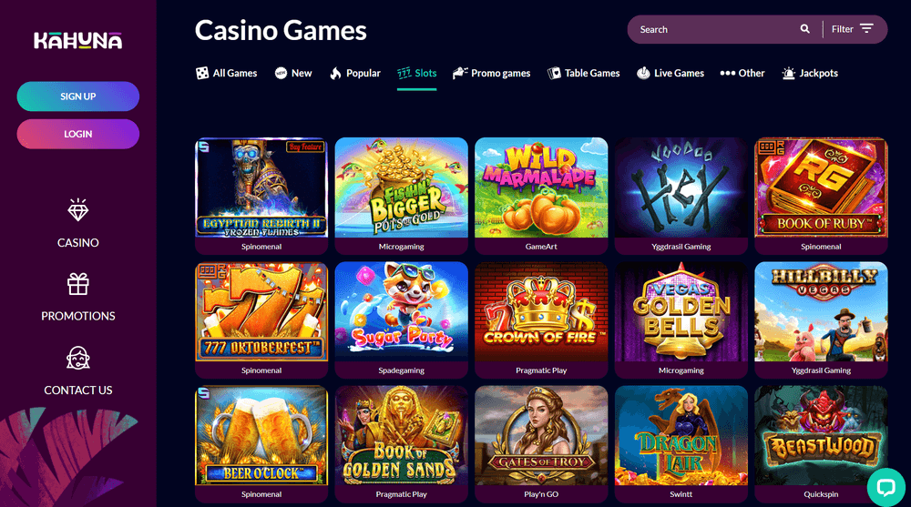 Kahuna Casino Slots