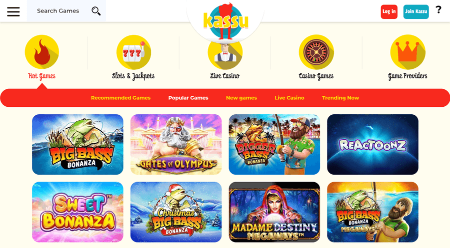 Kassu Casino Games