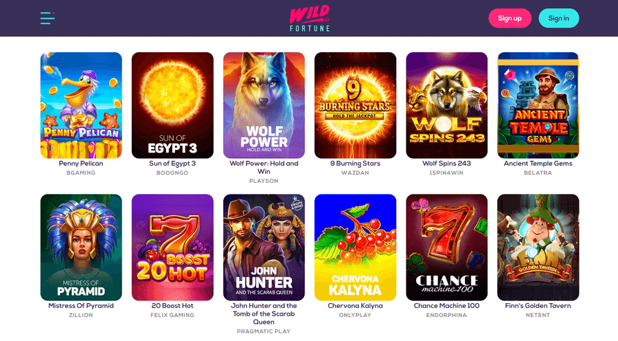 Wild Fortune Casino Slots