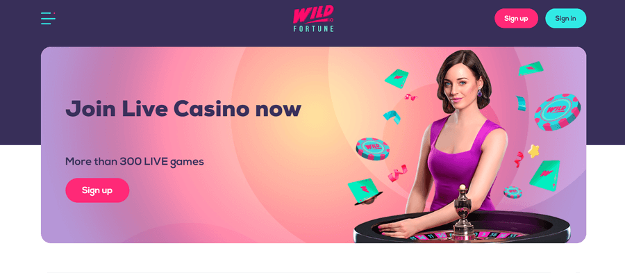 Wild Fortune Live Casino