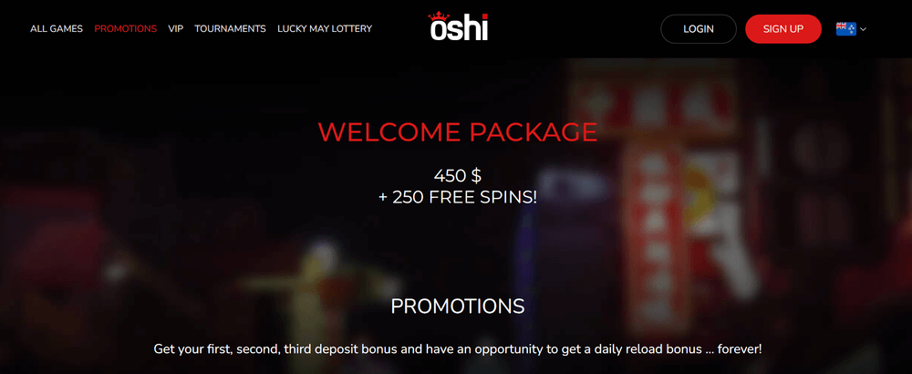 Oshi Casino review