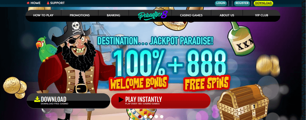 Paradise 8 Casino review