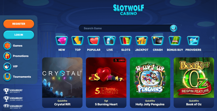 SlotWolf Casino Slots