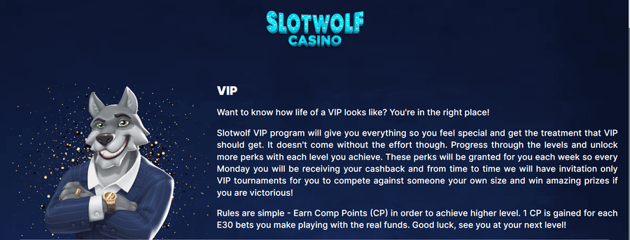 SlotWolf VIP Casino