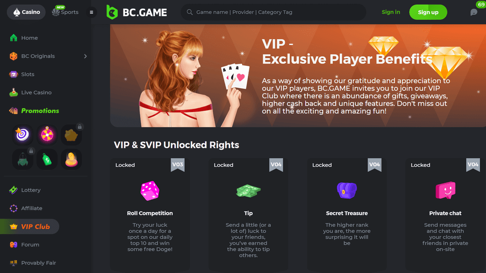 BC Game VIP Casino