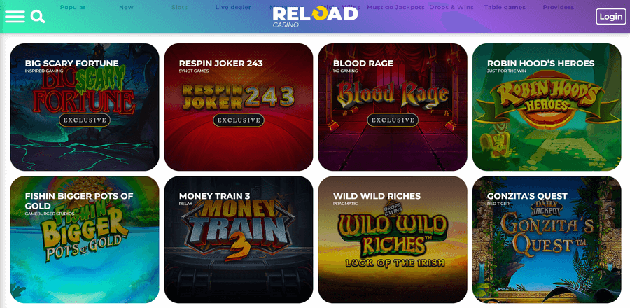 Reload Casino Slots