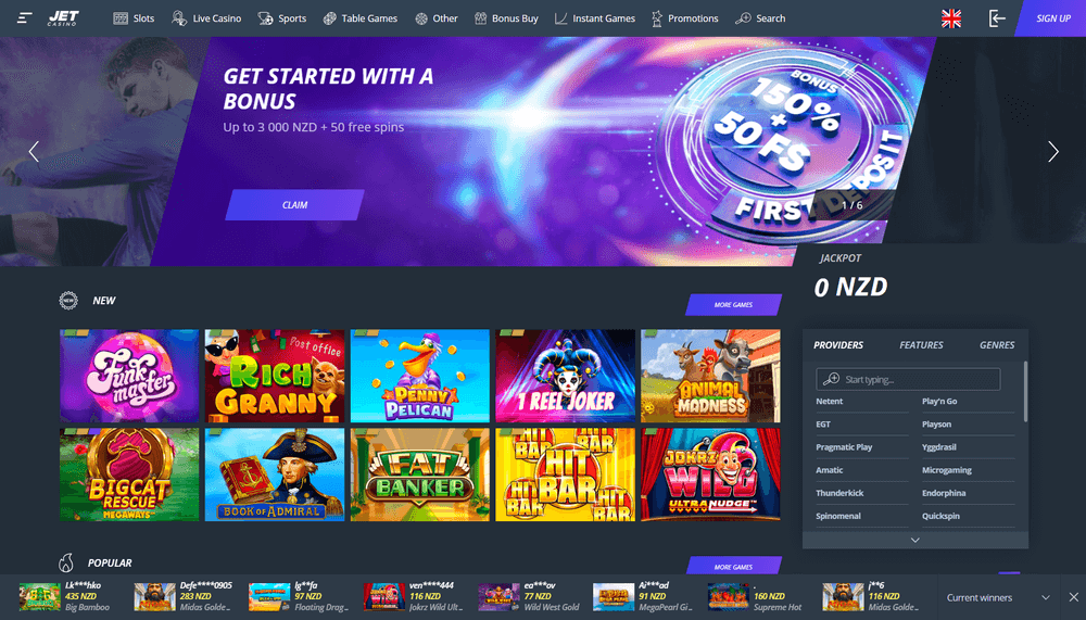 Jet Casino review
