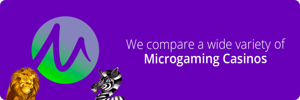 Microgaming Casinos Banner