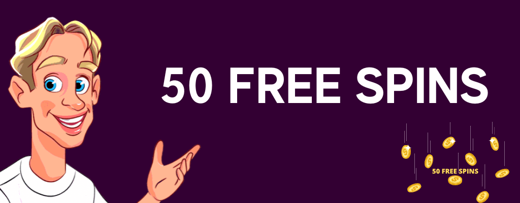 50 Free Spins Banner 