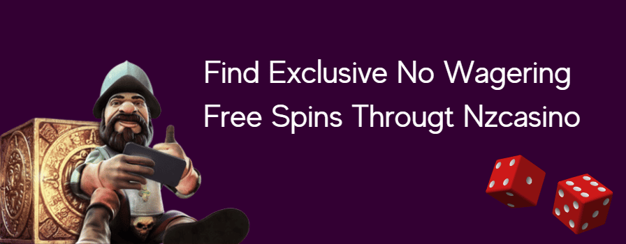 Find Exclusive No Wagering Free Spins 