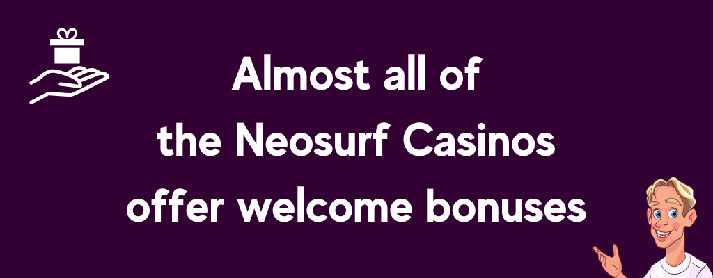 Neosurf casino bonuses