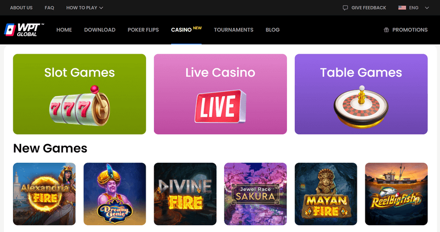 WPT Global Casino Games